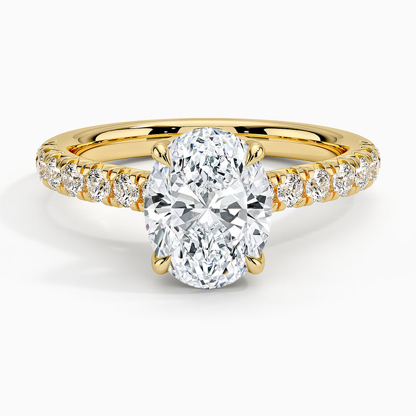 Sienna Half Coverage Diamond Engagement Ring