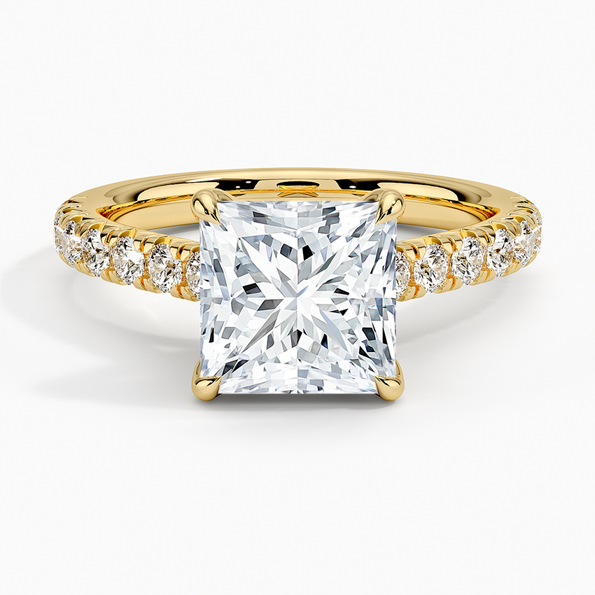 Sienna Half Coverage Diamond Engagement Ring