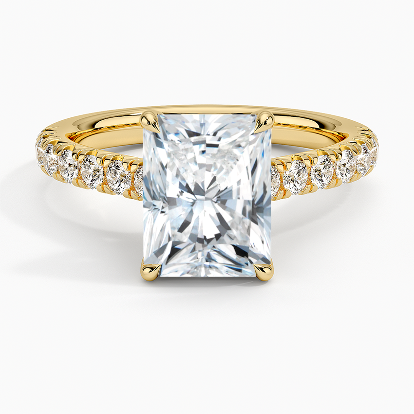 Sienna Half Coverage Diamond Engagement Ring