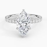 Grand Perfect Fit Three-Quarter Diamond Engagement Ring