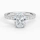 Grand Perfect Fit Three-Quarter Diamond Engagement Ring