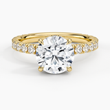 Grand Perfect Fit Three-Quarter Diamond Engagement Ring