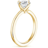 North Star Solitaire Engagement Ring in yellow gold