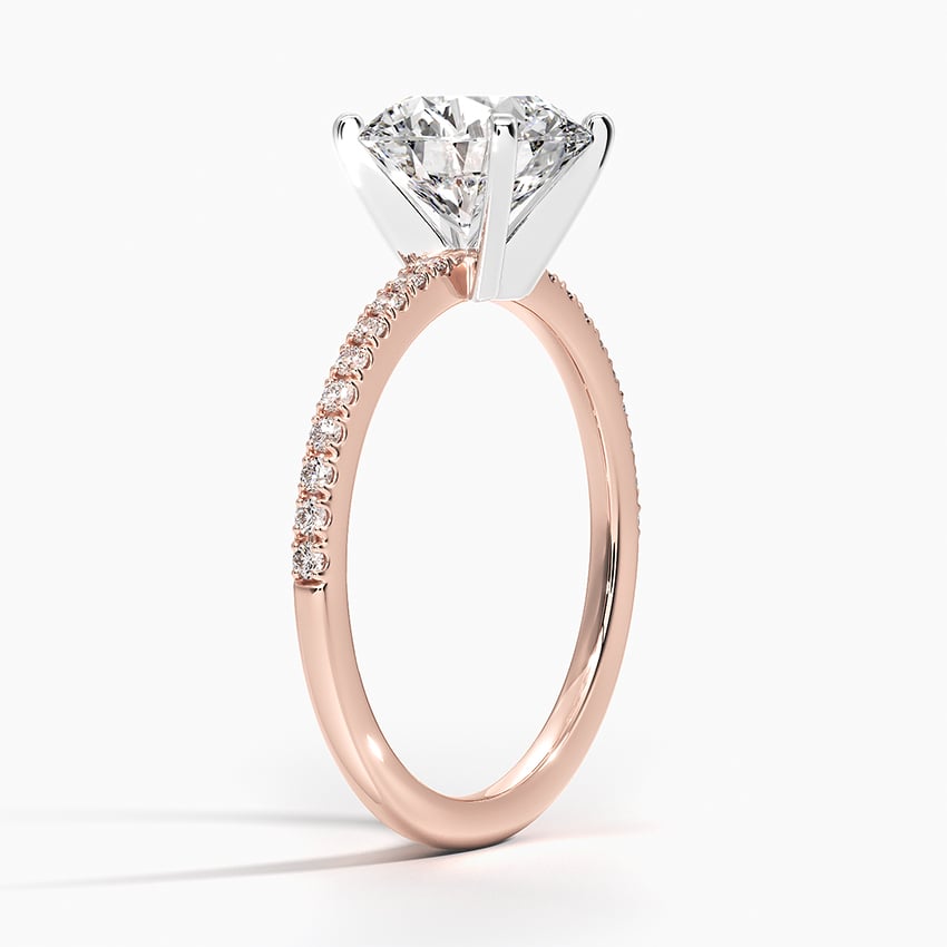 Ballad Half Coverage Diamond Engagement Ring