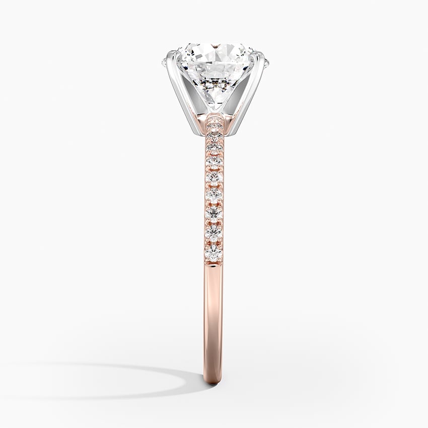 Ballad Half Coverage Diamond Engagement Ring
