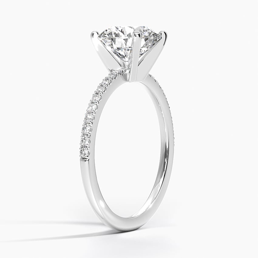 Ballad Half Coverage Diamond Engagement Ring