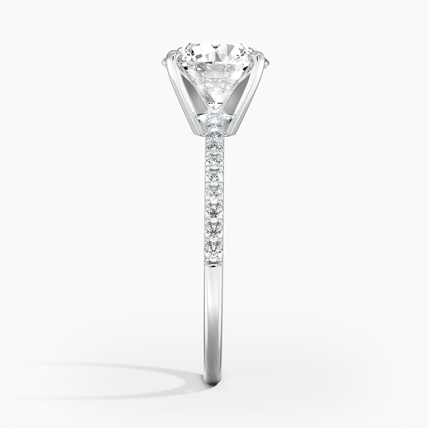 Ballad Half Coverage Diamond Engagement Ring