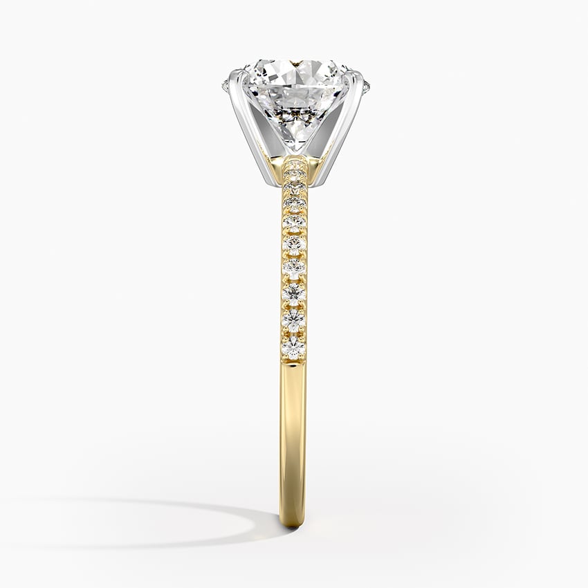 Ballad Half Coverage Diamond Engagement Ring