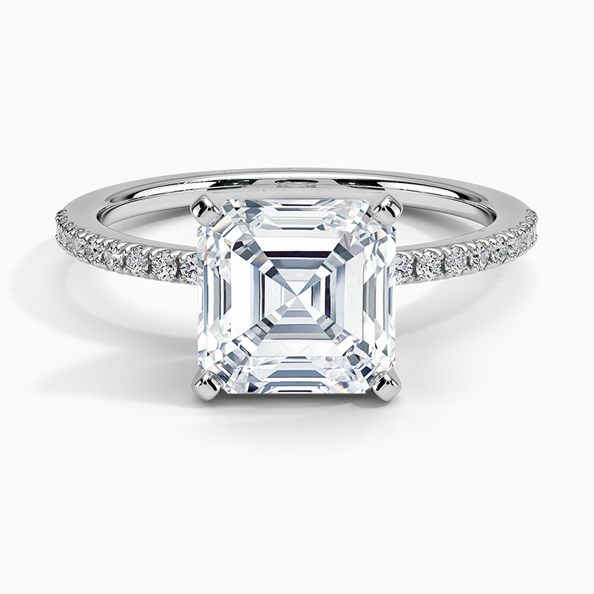 Ballad Half Coverage Diamond Engagement Ring