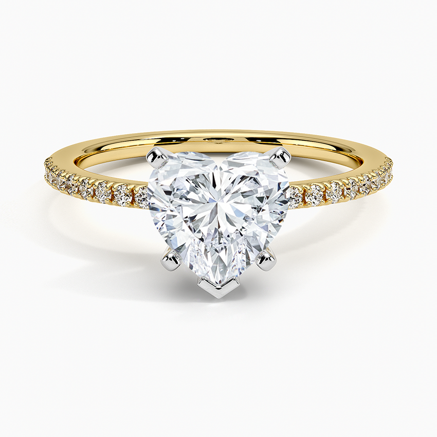 Ballad Half Coverage Diamond Engagement Ring