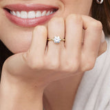 Esme 1.8mm Engagement Ring in yellow gold