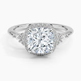 Nadia Halo Diamond Engagement Ring