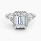 Nadia Halo Diamond Engagement Ring