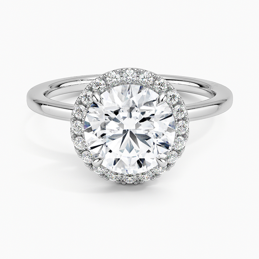 Vienna Halo Diamond Engagement Ring