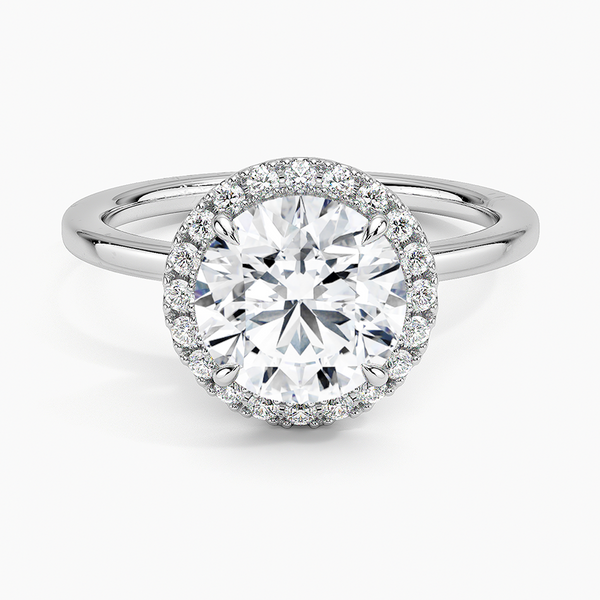 Vienna Halo Diamond Engagement Ring