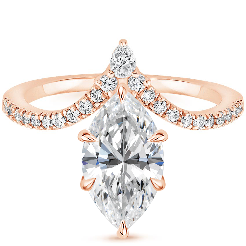 Nouveau Diamond Engagement Ring