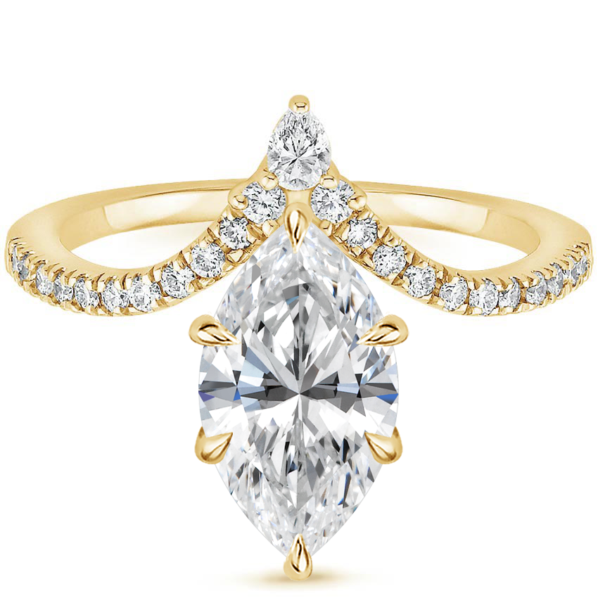 Nouveau Diamond Engagement Ring