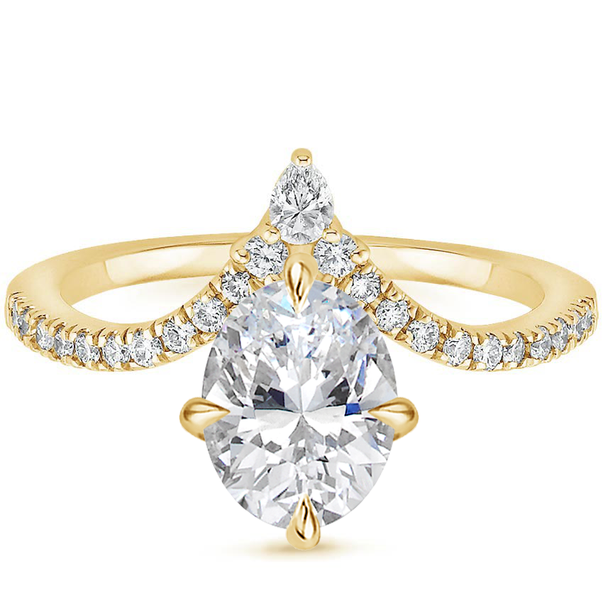 Nouveau Diamond Engagement Ring