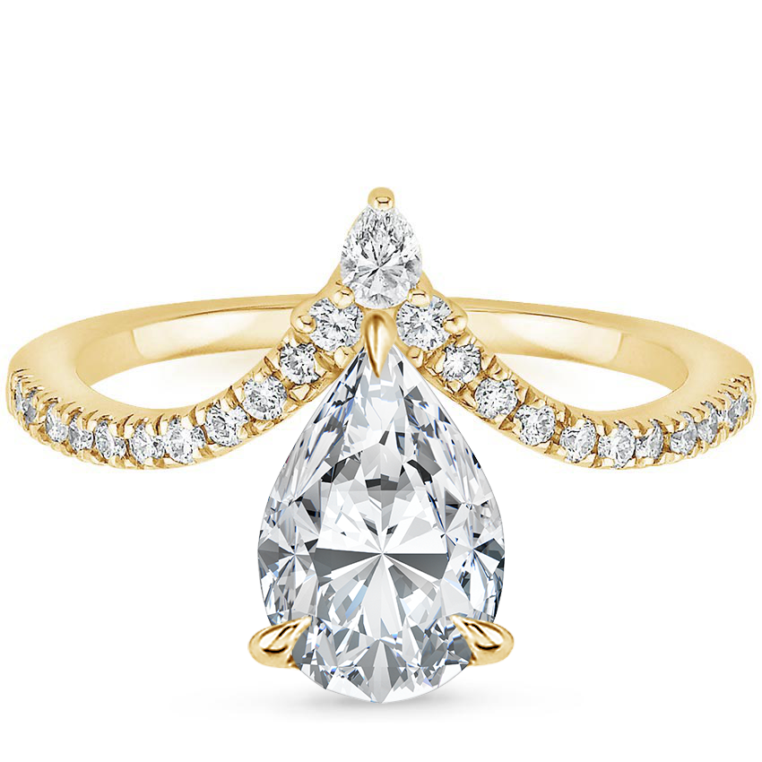 Nouveau Diamond Engagement Ring