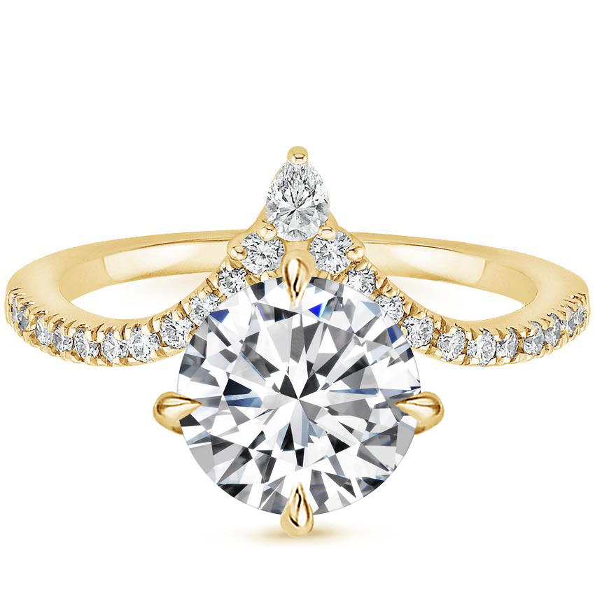 Nouveau Diamond Engagement Ring
