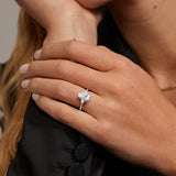 Delilah Three Stone Diamond Engagement Ring — image 2