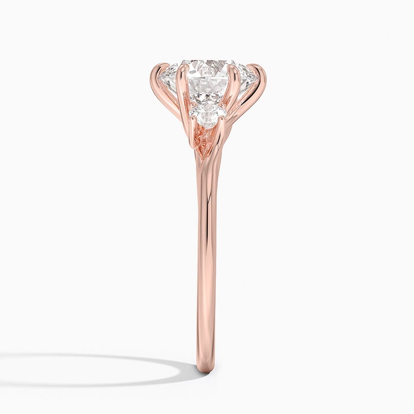 Delilah Three Stone Diamond Engagement Ring