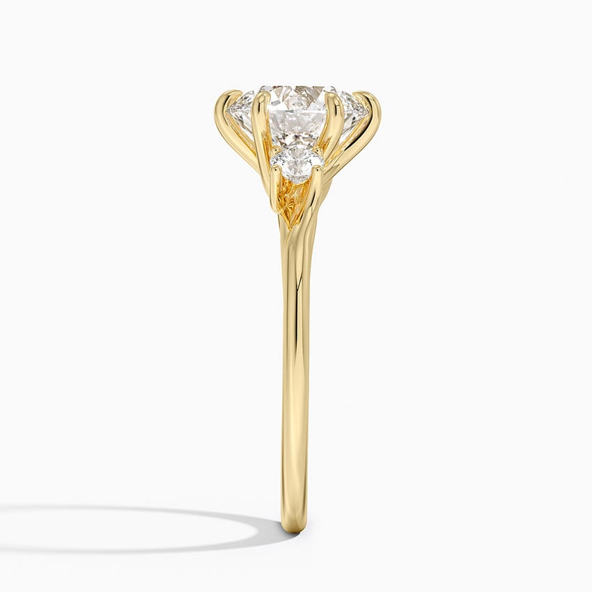Delilah Three Stone Diamond Engagement Ring