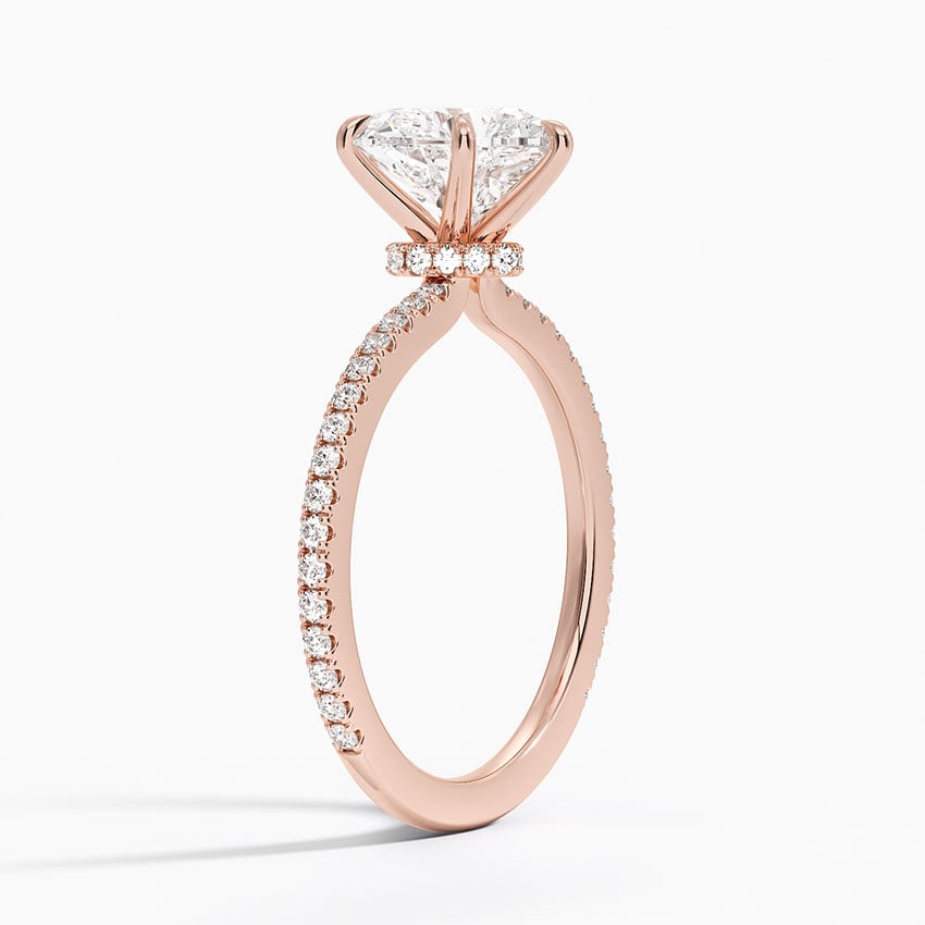 Demi Three-Quarter Coverage Diamond Engagement Ring