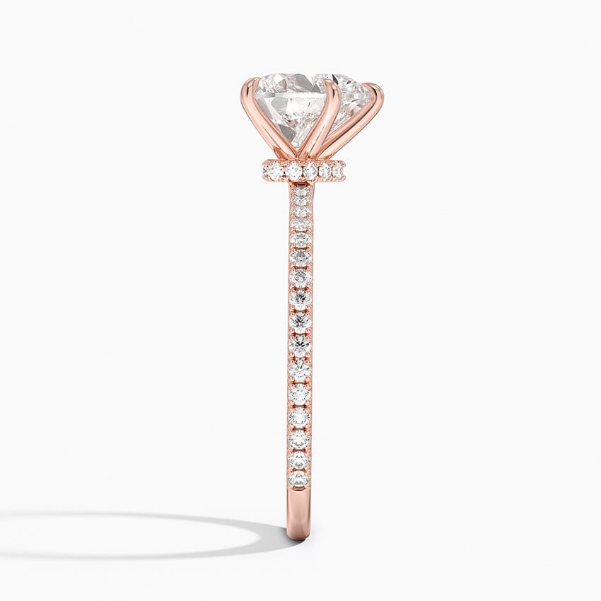 Demi Three-Quarter Coverage Diamond Engagement Ring