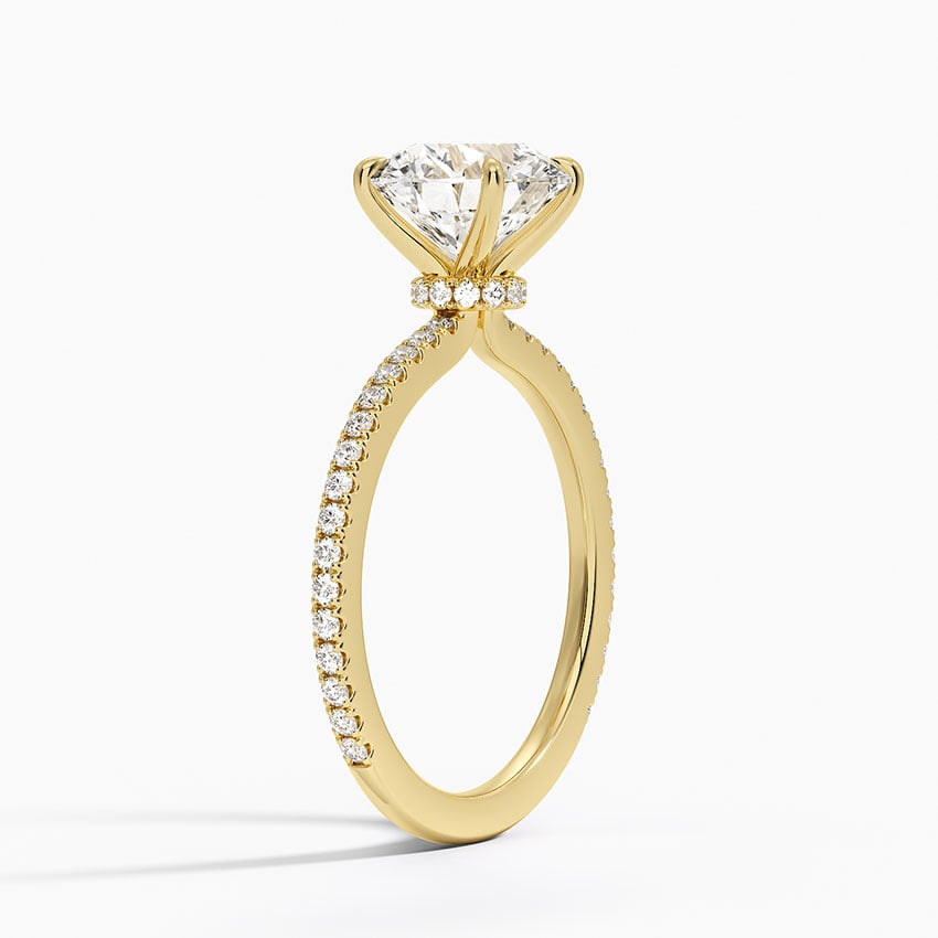 Demi Three-Quarter Coverage Diamond Engagement Ring