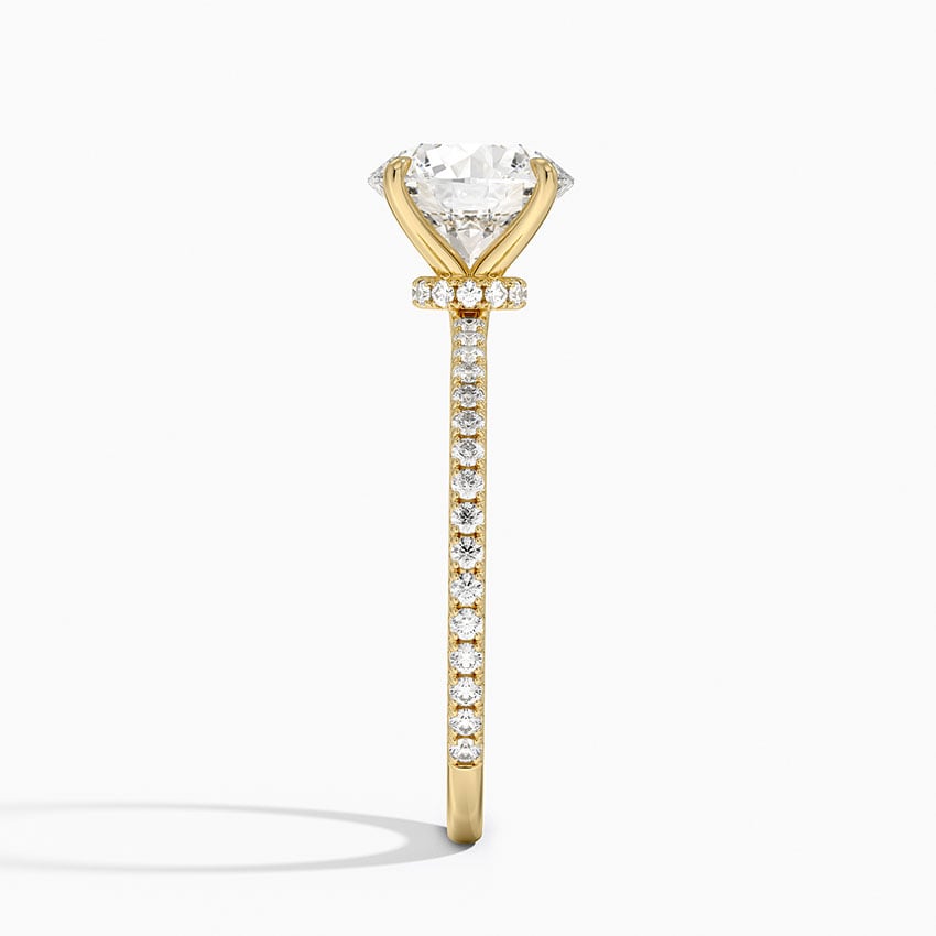 Demi Three-Quarter Coverage Diamond Engagement Ring