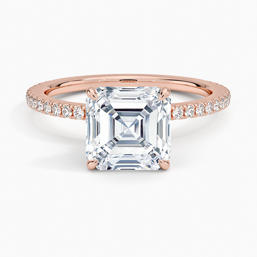 Demi Three-Quarter Coverage Diamond Engagement Ring