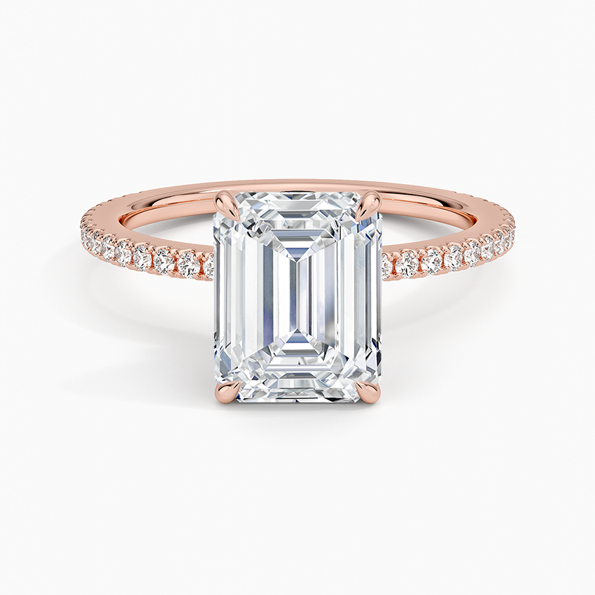 Demi Three-Quarter Coverage Diamond Engagement Ring