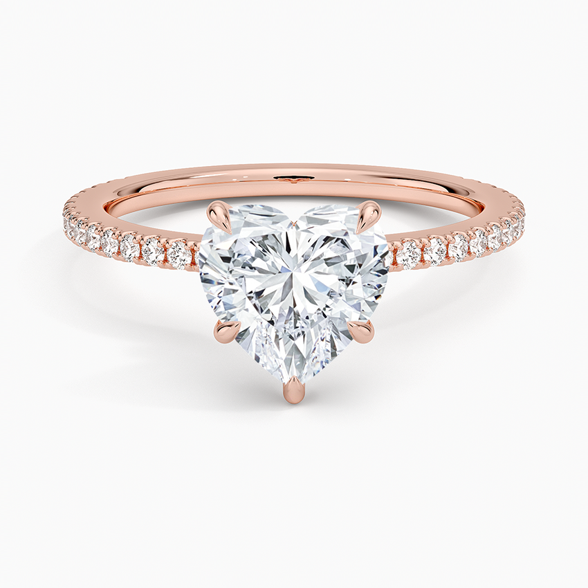 Demi Three-Quarter Coverage Diamond Engagement Ring