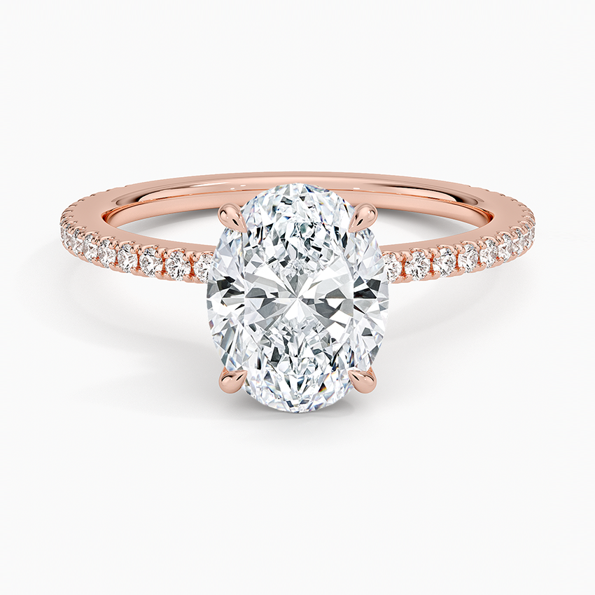 Demi Three-Quarter Coverage Diamond Engagement Ring