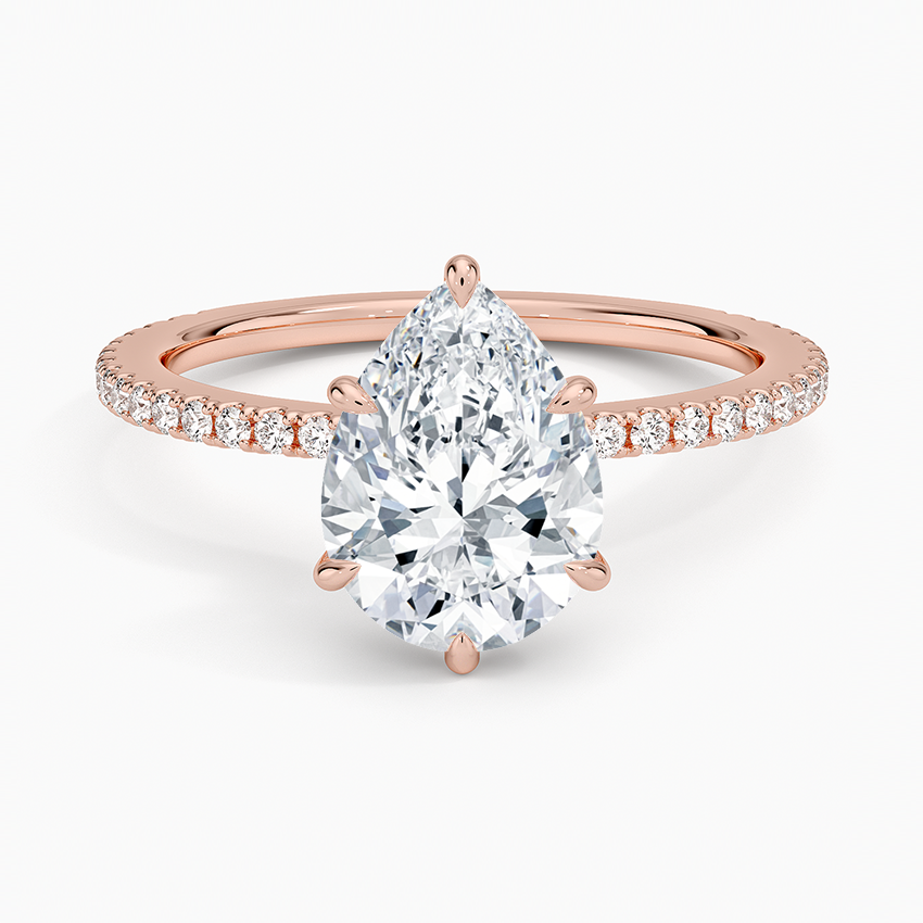 Demi Three-Quarter Coverage Diamond Engagement Ring