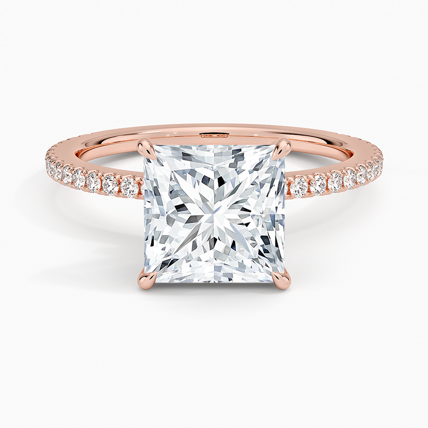 Demi Three-Quarter Coverage Diamond Engagement Ring