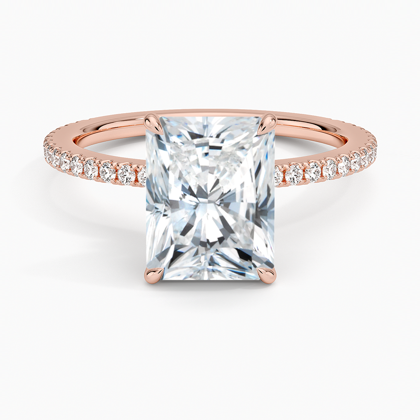 Demi Three-Quarter Coverage Diamond Engagement Ring