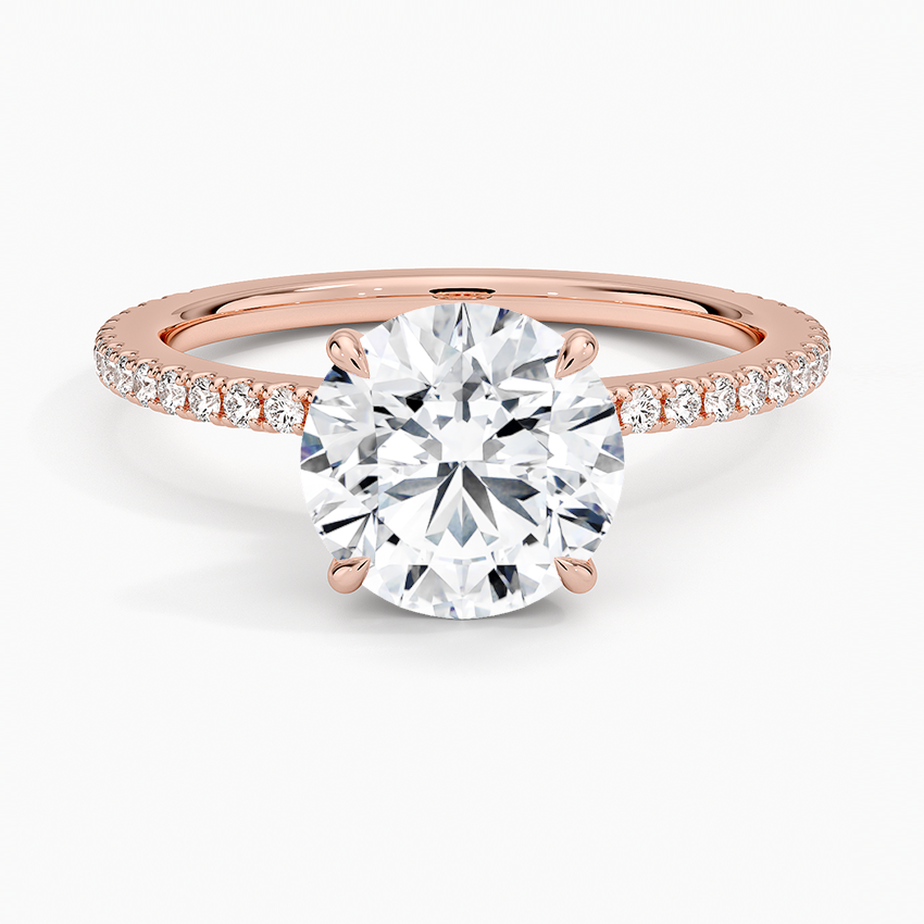 Demi Three-Quarter Coverage Diamond Engagement Ring