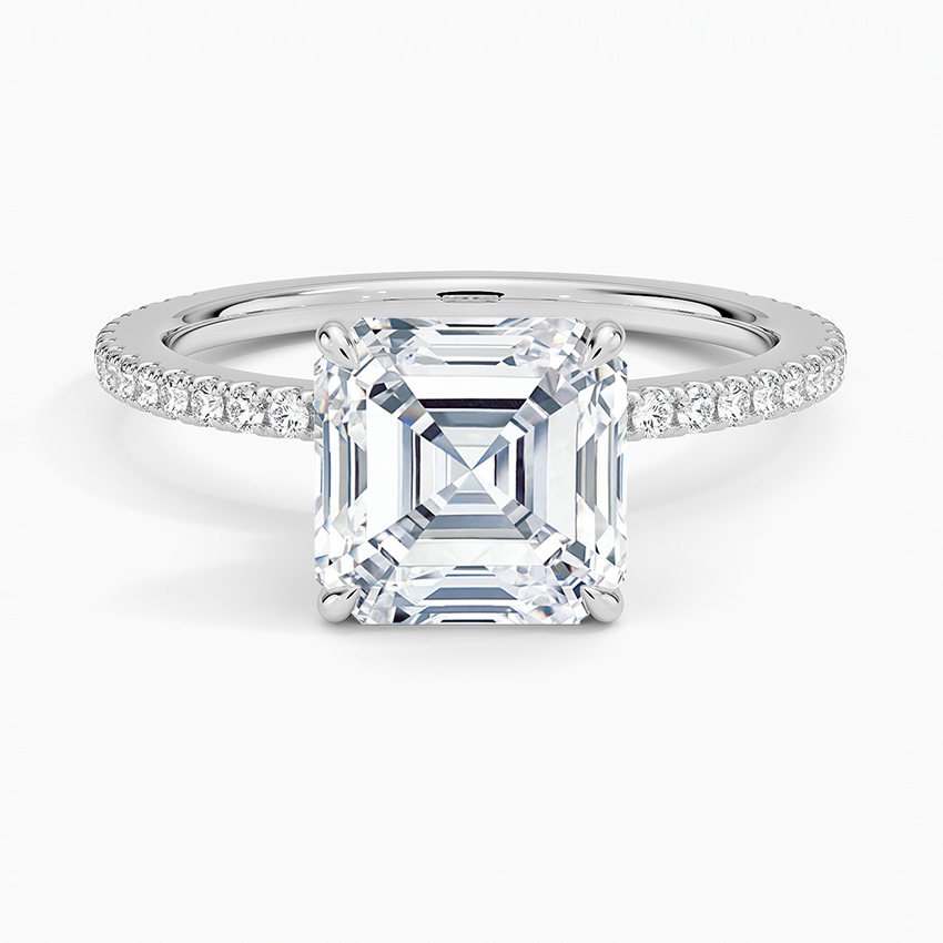 Demi Three-Quarter Coverage Diamond Engagement Ring