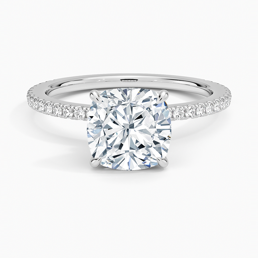 Demi Three-Quarter Coverage Diamond Engagement Ring