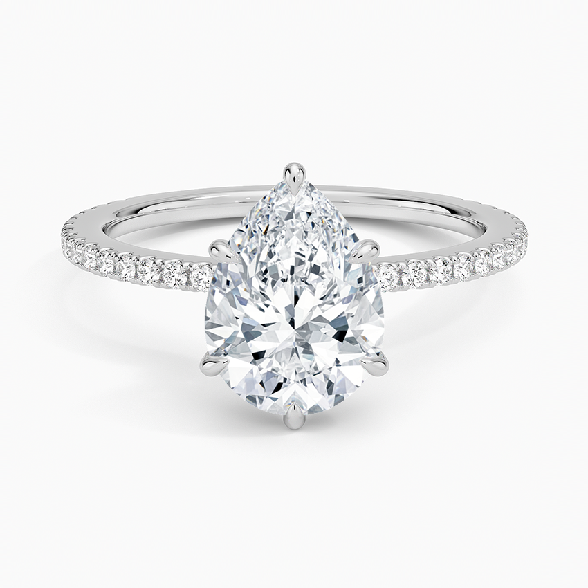 Demi Three-Quarter Coverage Diamond Engagement Ring