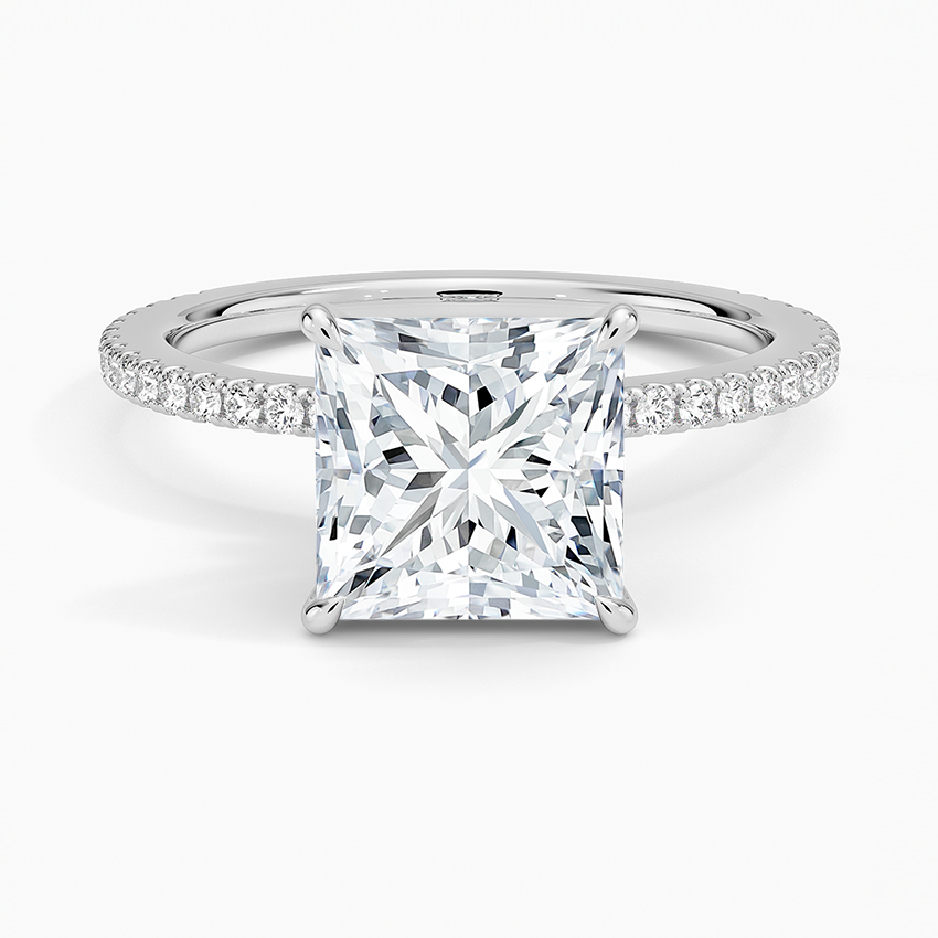 Demi Three-Quarter Coverage Diamond Engagement Ring