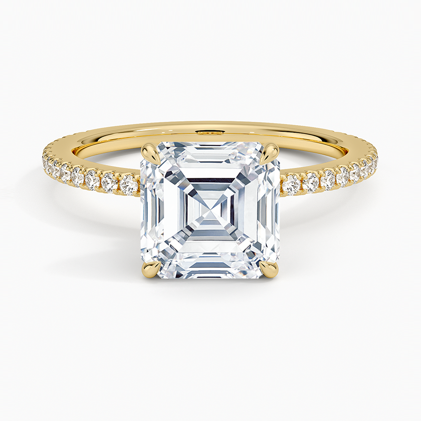 Demi Three-Quarter Coverage Diamond Engagement Ring