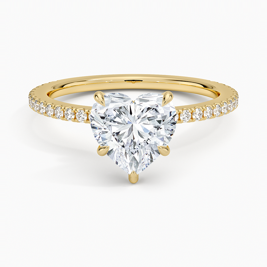 Demi Three-Quarter Coverage Diamond Engagement Ring