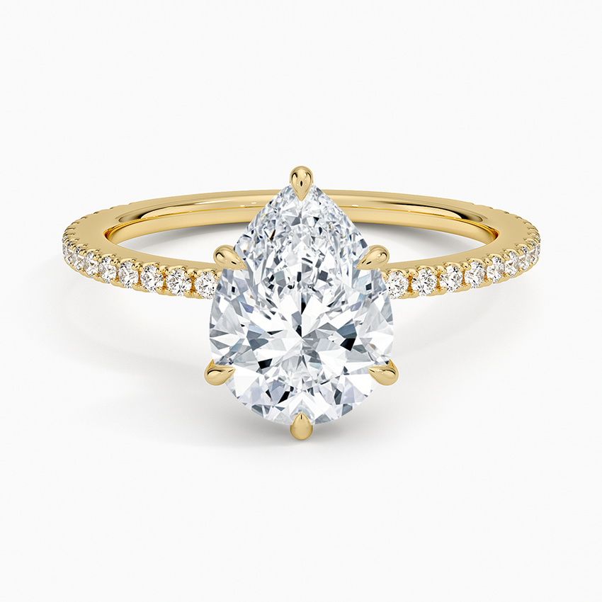 Demi Three-Quarter Coverage Diamond Engagement Ring