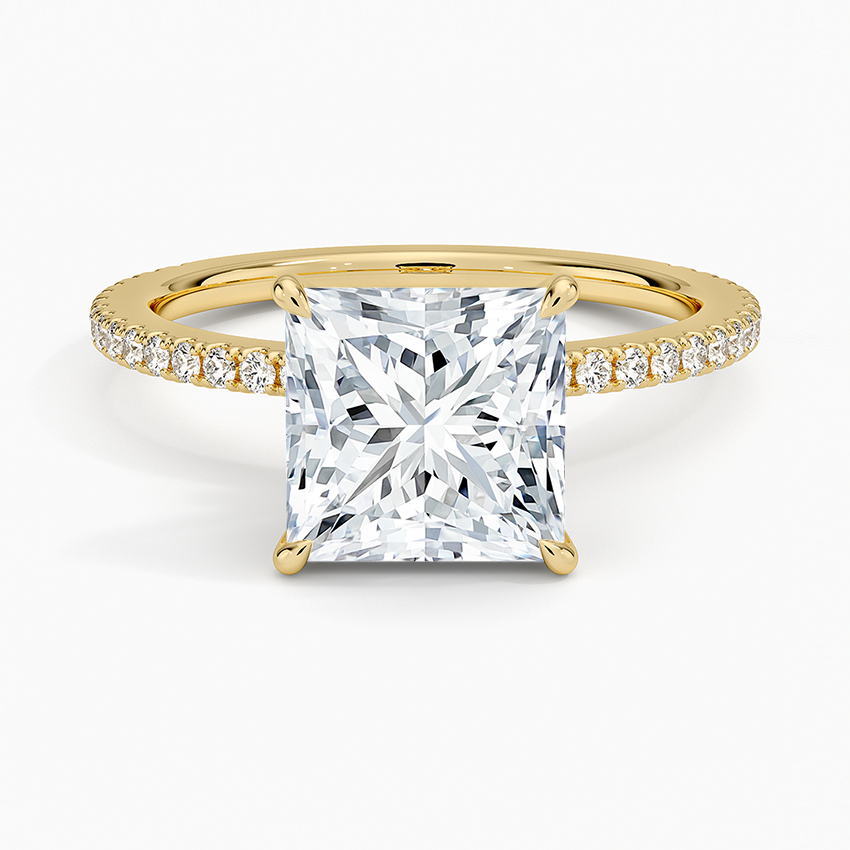Demi Three-Quarter Coverage Diamond Engagement Ring