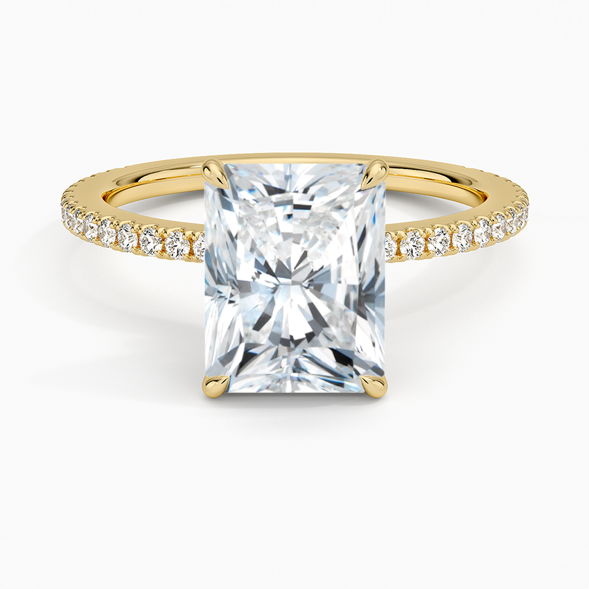 Demi Three-Quarter Coverage Diamond Engagement Ring