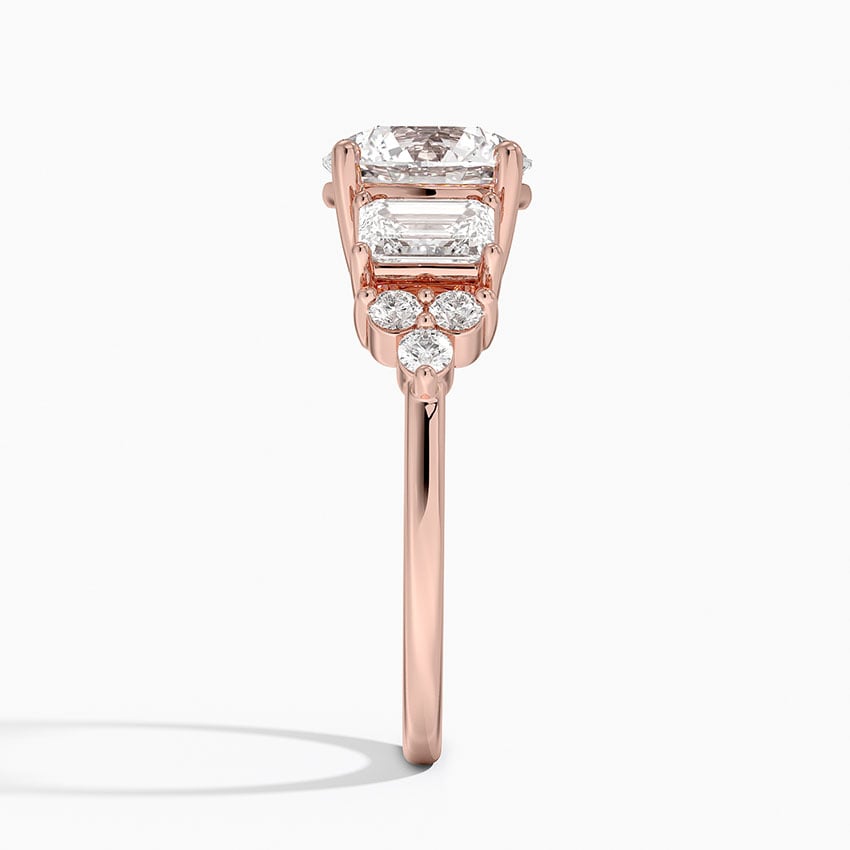Sabine Cluster Diamond Engagement Ring