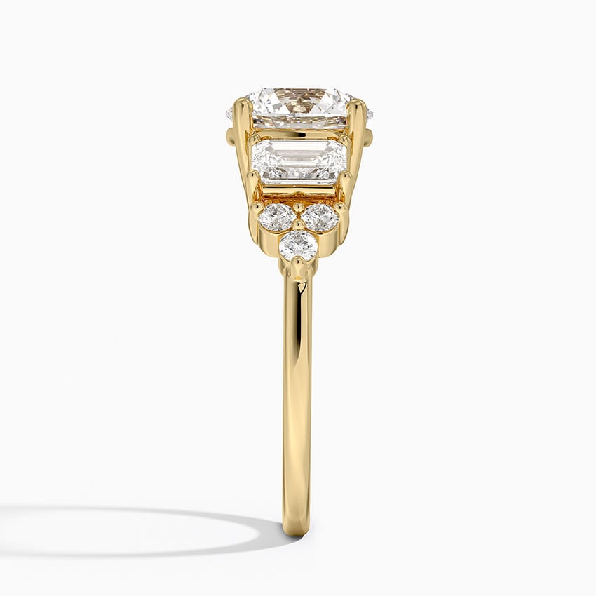 Sabine Cluster Diamond Engagement Ring